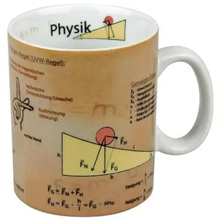 Könitz K1153301062 Kaffeebecher Wissensbecher "Physik" im Geschenkkarton