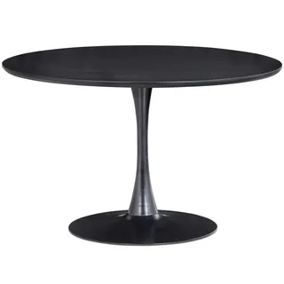 Woood Esszimmertisch 120 x 75 x 120 cm schwarz