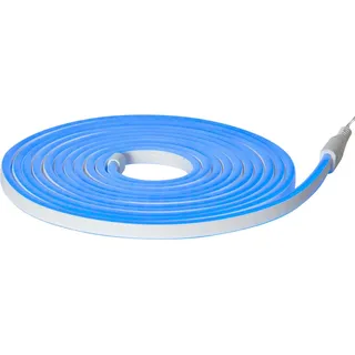 EGLO Flatneonled 500 cm dimmbar blau Kunststoff