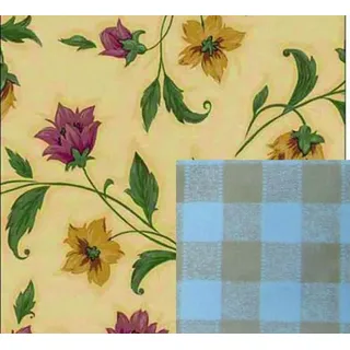 Tischdecke Double-Face Blinky Blumen Jugendstil 1,2X30 M