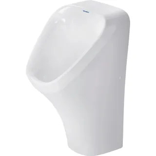 Duravit Urinal DuraStyle Dry, wasserloser Geruchsverschluss, Abgang: waagerecht, ohne Fliege, rimless, weiß, 2808300000