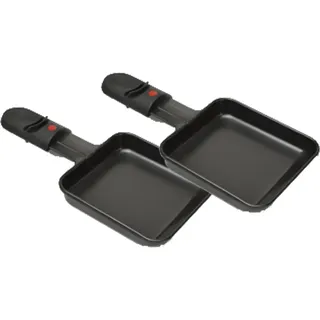 2er-Set Ersatzpfännchen Raclette-Pfännchen eckig für DOMO DO9039