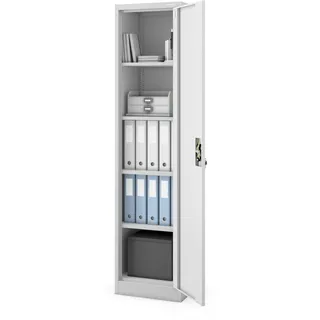 Jan Nowak Aktenschrank 185 cm x 45 cm x 40 cm Grau