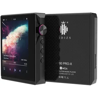 Hidizs AP80 PRO-X Tragbarer symmetrischer verlustfreier MQA-Bluetooth-Musikplayer mit Zwei ESS9219C-DAC-Chips und unterstützt MQA 8X/LDAC/apt-X/AAC/USB DAC/DSD256/HiBy Link Hi-Res Audio Wireless DAP