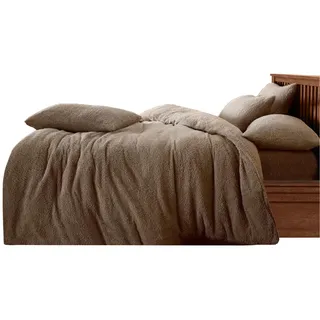 Gaveno Cavailia Teddy-Bettwäsche-Set für Einzelbett, superweich, flauschig, luxuriös, gemütlich, warme Bettwäsche