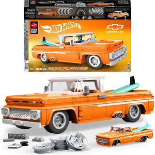 Hot Wheels Brick Shop Elite Series Custom 62 Chevy Bausatz 858-tlg. JFT20