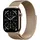Watch Series 11 GPS + Cellular 46 mm Titaniumgehäuse gold Milanese Armband gold S/M