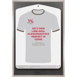 walther + design walther design Bilderrahmen grau 60 x 90 cm Trikotrahmen mit Kunstglas, Stockholm EA690D