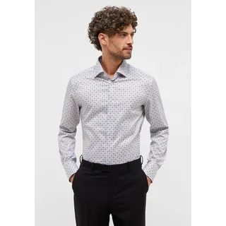 Eterna Langarmhemd »SLIM FIT«, NON IRON (bügelfrei), grau