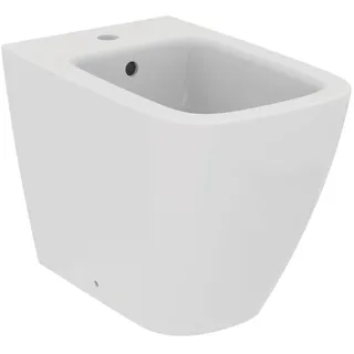 Ideal Standard - i.life B, Bidet auf der Erde, mit Loch für Wasserhahn, mit Überlaufloch, Weiß