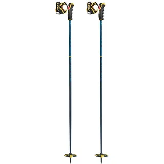 Leki Alpino Spitfire 3d Stöcke - Denim Blue / Aegean Blue / Mustard Yellow - 95 cm