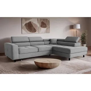 OTTO home »AADEN Schlafsofa 254 cm - OTTO. Verlässliche Qualität.« mit Bettfunktion, Bettkasten, Kopfstützen, rechts/links bestellbar