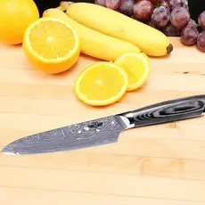 Kitchen Emperor Universalmesser, Küchenmesser, Kochmesser, 12.7cm High Carbon Deutsche Stahlklinge mit komfortablem, ergonomischem Griff