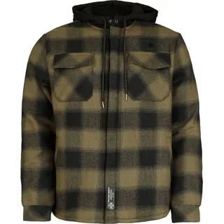 West Coast Choppers Hell Bent Flannel Jacke grün XL
