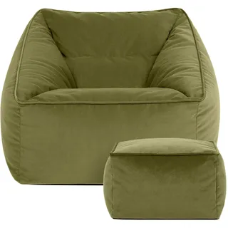 I.C.O.N. Sitzsack Sessel mit Sitzpouf