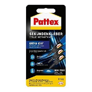 3x Pattex PSMG3 Ultra Gel Flüssig Mini Trio Sekundenkleber 1g um 2,98 € statt 3,49 €