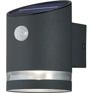 Trio Außenwandleuchte Kunststoff 9x13 cm inkl. 3 Watt LED, Bewegungsmelder anthrazit