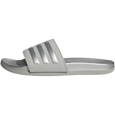 Bild Damen Adilette Comfort Slides, Grey Two/Silver Metallic/Grey Two, 42