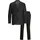 JACK JONES Franco Plus Size Anzug Black 72