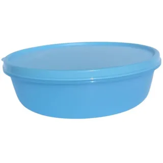 Tupperware Sommer Drops Schüssel mit Deckel auslaufsicher Hitparade Frischedrop Frischhaltedose hellblau 1,0 Liter 1000ml