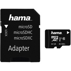 Bild microSDXC 64GB Class 10 80MB/s UHS-I + SD-Adapter/Foto