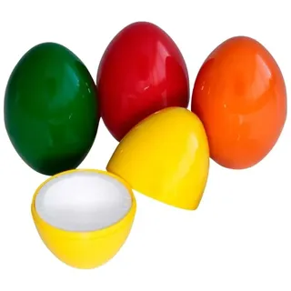 Quality-Collection Eierwärmer Thermo-Ei | Der Klassiker für warme Frühstücks- und Ostereier | Integriertes Styropor für langanhaltende Wärme | Ideal für Zuhause, Camping und Picknick | 4er-Set | Bunt