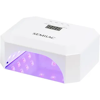 Semilac UV-LED-Lampe Diamond Collection 24W/48W – Nagellampe mit 4 Modi & Bewegungssensor, Display, für UV Lack & Gel
