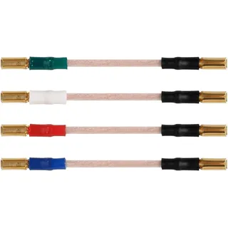 Audio-Technica Audio AT6108 Kabel (Patrone auf Headshell), farbkodiert, gold