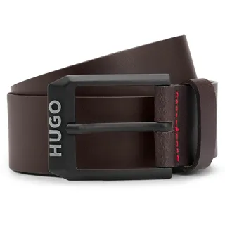 Hugo Gürtel Gelio-B Sz40 Leather Belt W85 Darkbrown