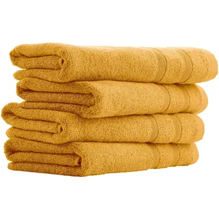 SCHIESSER Brooklyn Handtuch 50 x 100 cm gelb