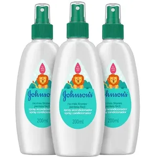 Johnson's Baby No Longer Straight Sprühbalsam für Kinder, 3 x 200 ml