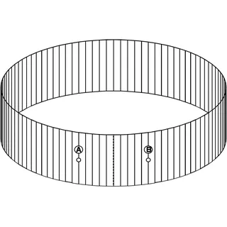 Bestway® Ersatzteil Stahlwandrahmen (granitgrau) für HydriumTM Stahlwandpool Ø 300 x 120 cm, rund