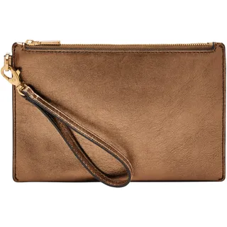 Fossil Damen-Wristlet Metallicleder, SLG1607711