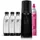 Wassersprudler TERRA Schwarz Set mit 3 Flaschen und Sirup - schwarz