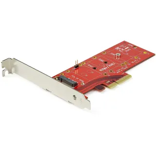 Startech m.2 Adapter von StarTech - X4 PCIe 3.0 nvme - Low Profile und Full Profil - SSD PCIe m.2 Adapter - M2 SSD - PCI Express SSD