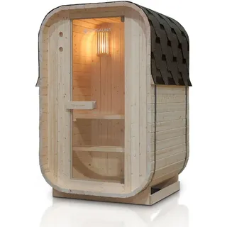 Artsauna Nolvik S inkl. 3,6 kW Elektroofen + int. Steuerung