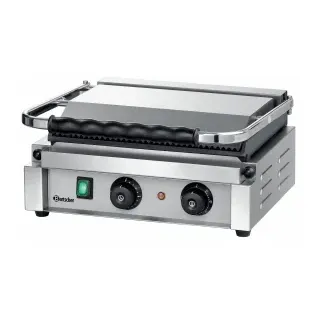 Bartscher Kontaktgrill "Panini-T" 1GR, Kontaktgrill mit großer Grillfläche, 1 Stück