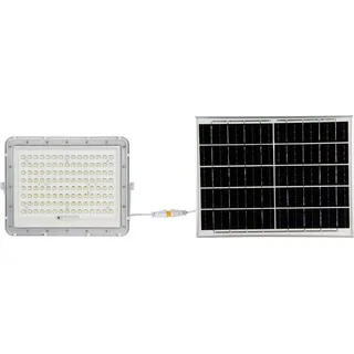 V-Tac LED Solar Flutlicht 20W Aluminium 23,5 cm mit Fernbedienung gold