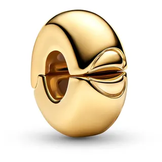 Pandora Clip-Charm Rund Goldfarben 763678C00