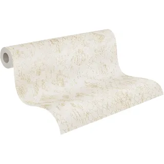 A.S. Création A.S. Creation Vliestapete, Ornament Klassisch 10,05 m x 0,53 m Creme-Gold FSC®