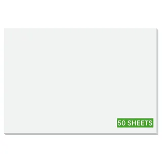 Sigel Schreibunterlage blanko, ca. DIN A2 - extra groß 59,5 x 41 cm, 50 Blatt, 80 g,