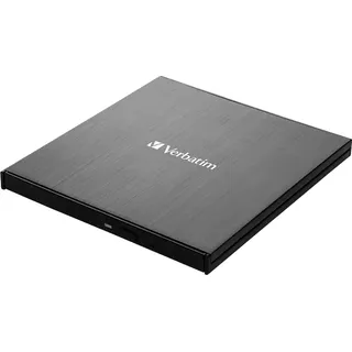 Verbatim Ultra HD 4K External Slimline Blu-ray Writer, USB-C 3.0 (43888)
