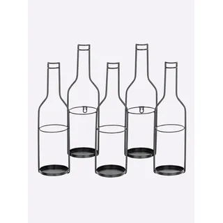 heine home Weinregal, schwarz