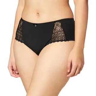 Sassa Damen Panties Panty 36089, Einfarbig, Gr. 42, Schwarz (Schwarz 00500)