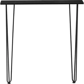 [en.casa] Konsolentisch Kokemäki Standregal über Heizkörper 80 x 82 cm Schwarz