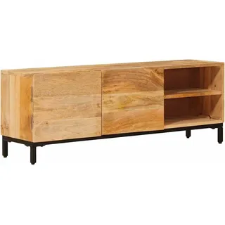 Stauraumschränke Braun 110 x 30 x 40 cm Massivholz Mango - Braun