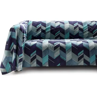 GUZZINI Classic - Tagesdecke 180x270 Mehrzweck 100% Perkalbaumwolle ÖkoTex-zertifiziert, Ideal auch Saunahandtuch, Hamamtuch und Strandtuch, Tischdecke Abwaschbar für Picknick und Bettwäsche Baumwolle