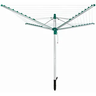 Leifheit Wäschespinne , Grün, Silberfarben , Kunststoff , 168 cm , Haushalt & Reinigung, Wäschepflege, Wäscheständer