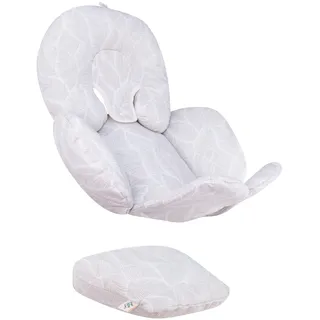 JYOKO Kids Sitzverkleinerer Antiallergikum Universal Baby 100% Baumwolle (Bloom, Enthält Kopf-, eine Körper- und eine Rückenstütze, 3 Teile)