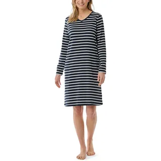 SCHIESSER Damen Casual Essentials Nachthemd, Nachtblau_181745, 46